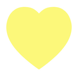 Yellow heart graphic