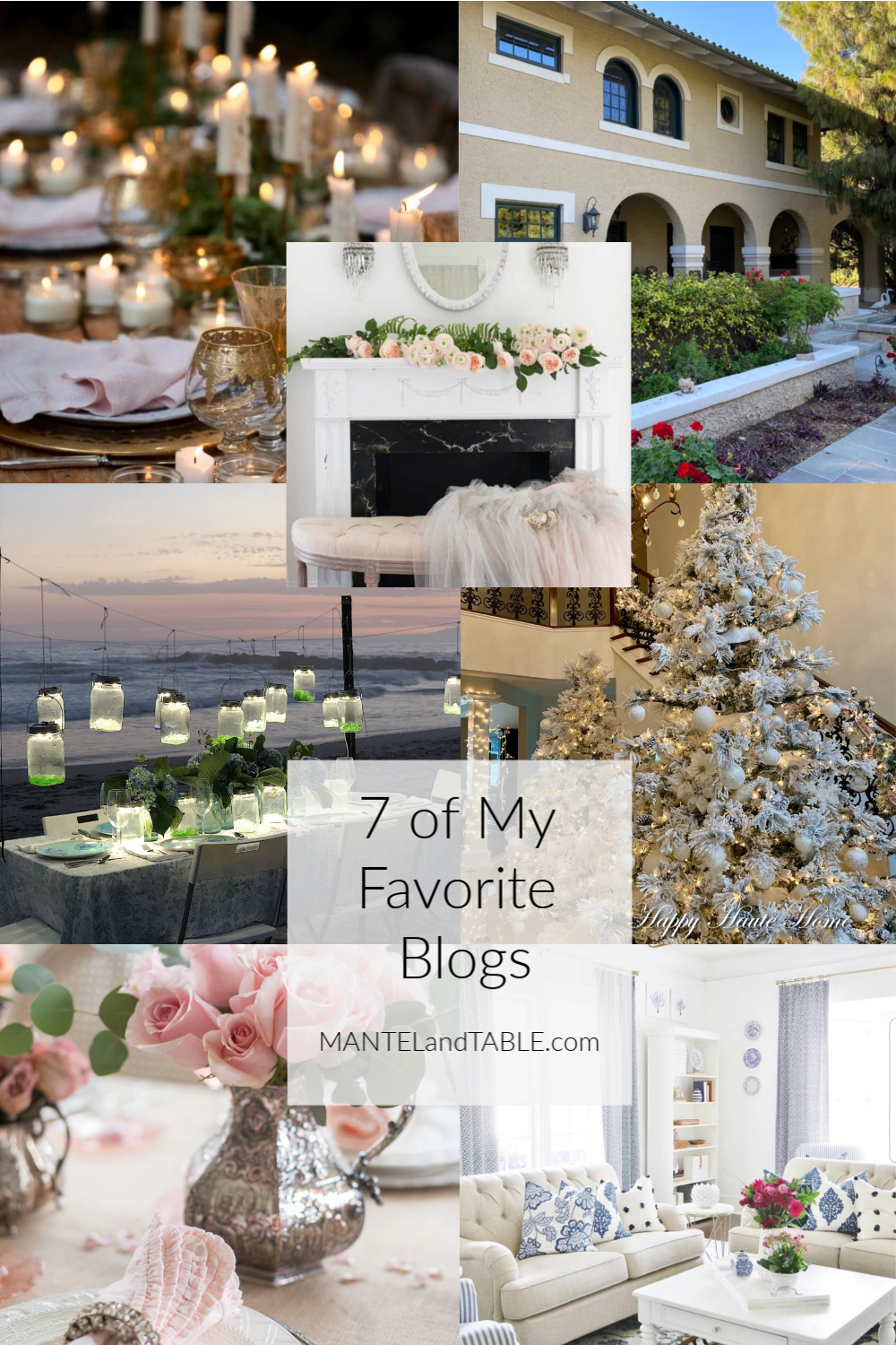 Montage of blog photos with Pinterest banner
