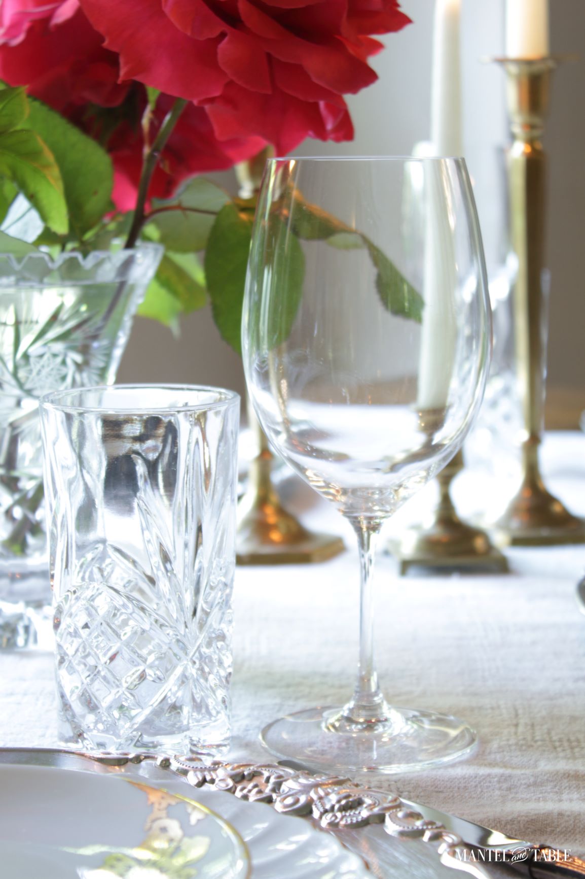 Glassware closeup