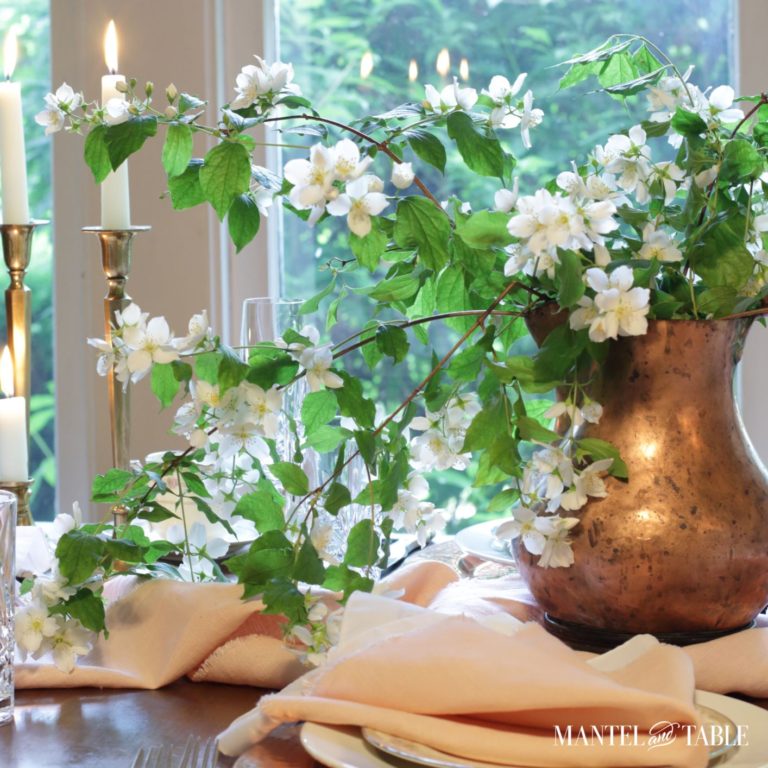 Beautiful New Blush Table Linens ~ I’m So Excited!