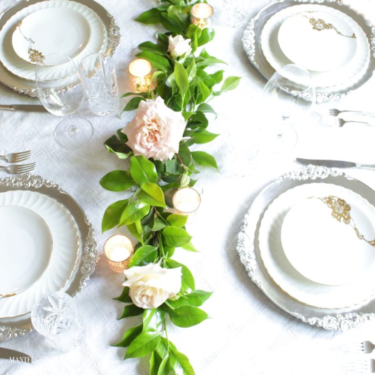 Tips To Create A Romantic White Table Setting