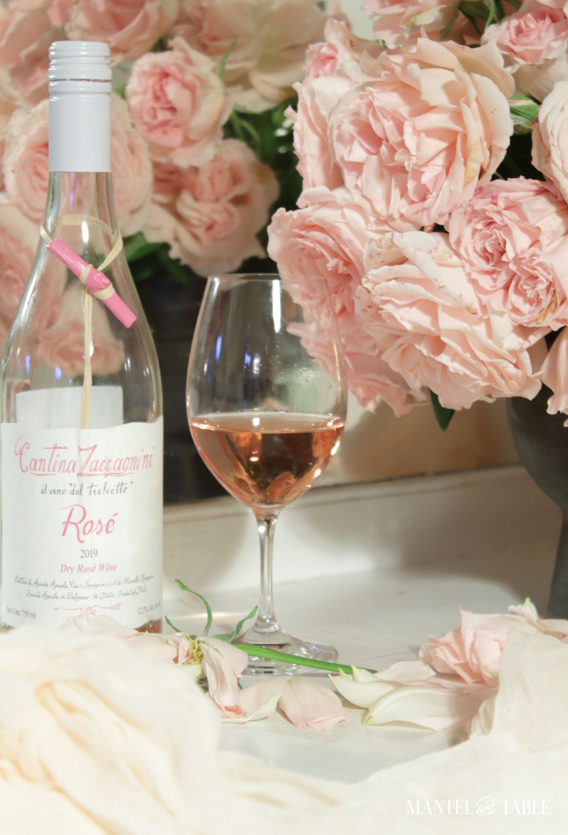 Roses and wine