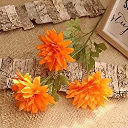 Click here to buy faux orange dahlias