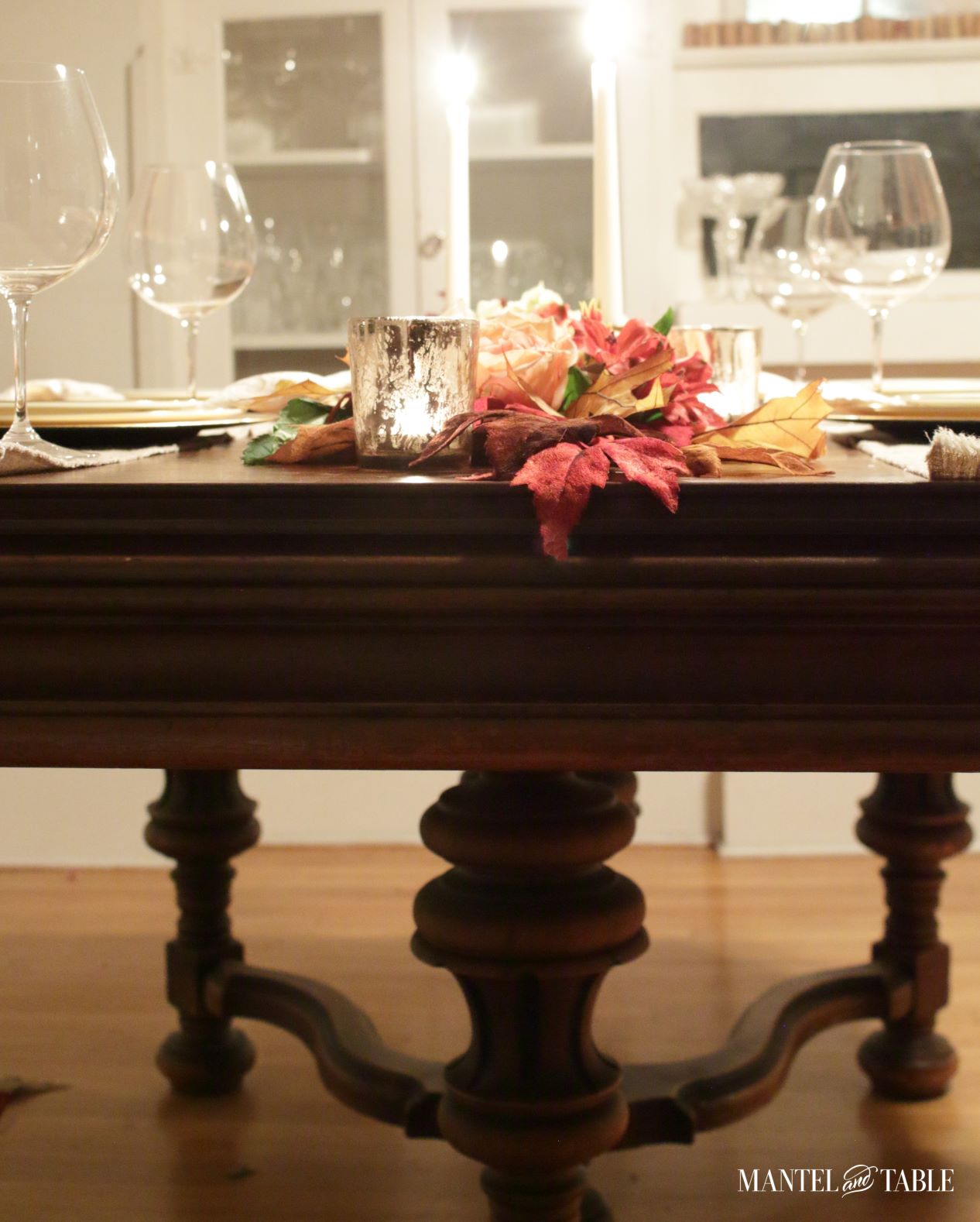 end view at table level