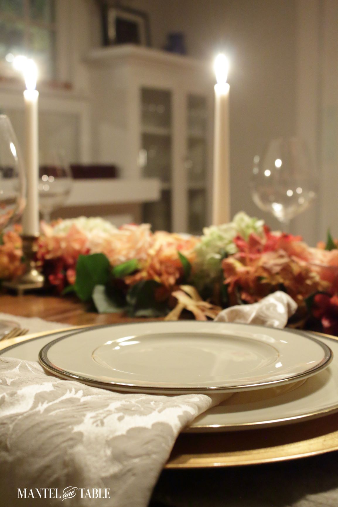 Side view of plate stack