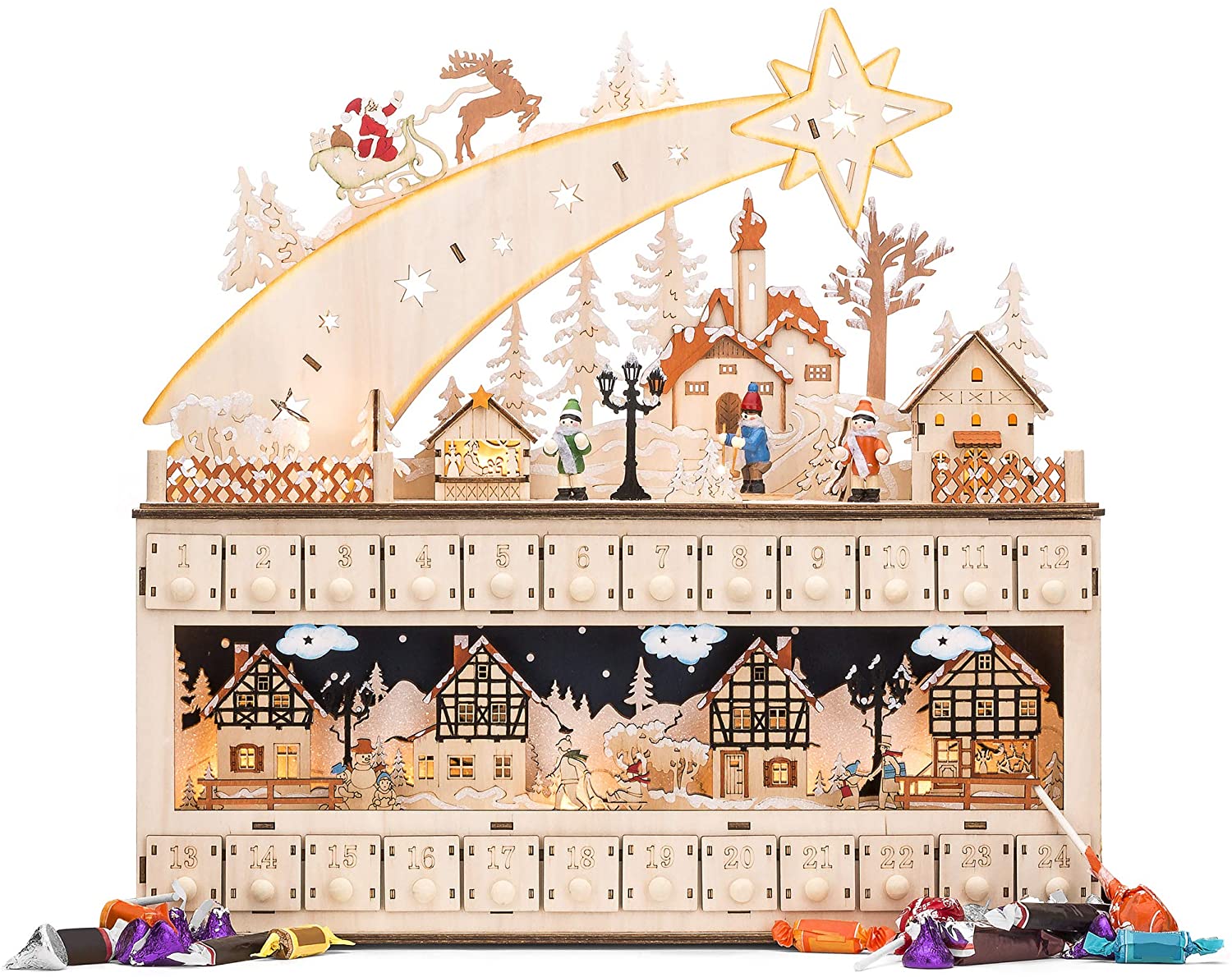 Star with tail 24 drawer countdown calendar
