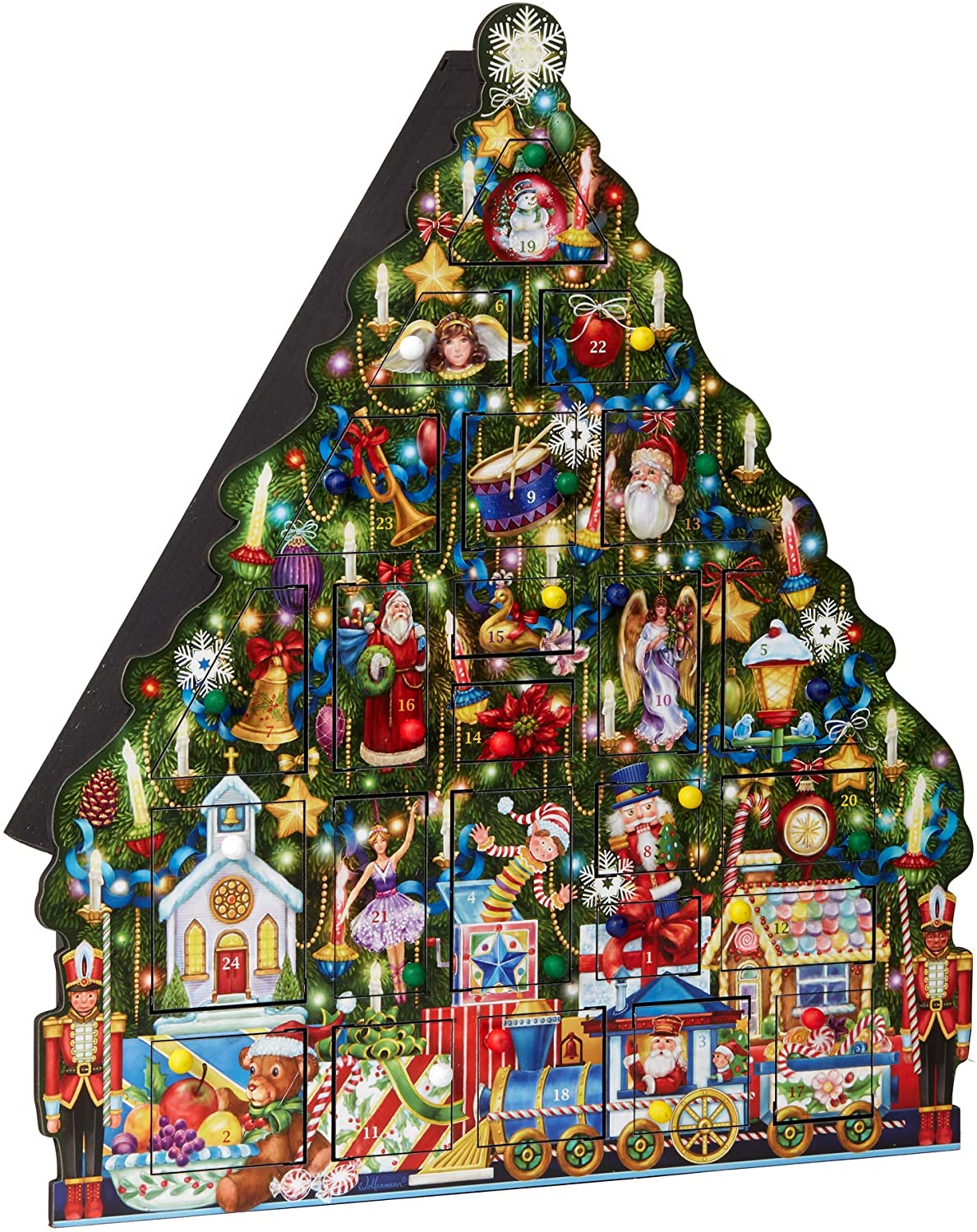 Decorated Christmas tree 
