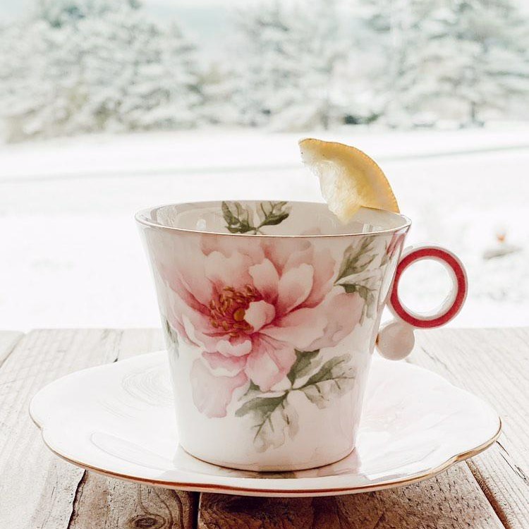 Teacup in Winter – A Beautiful Snowfall in Vermont
