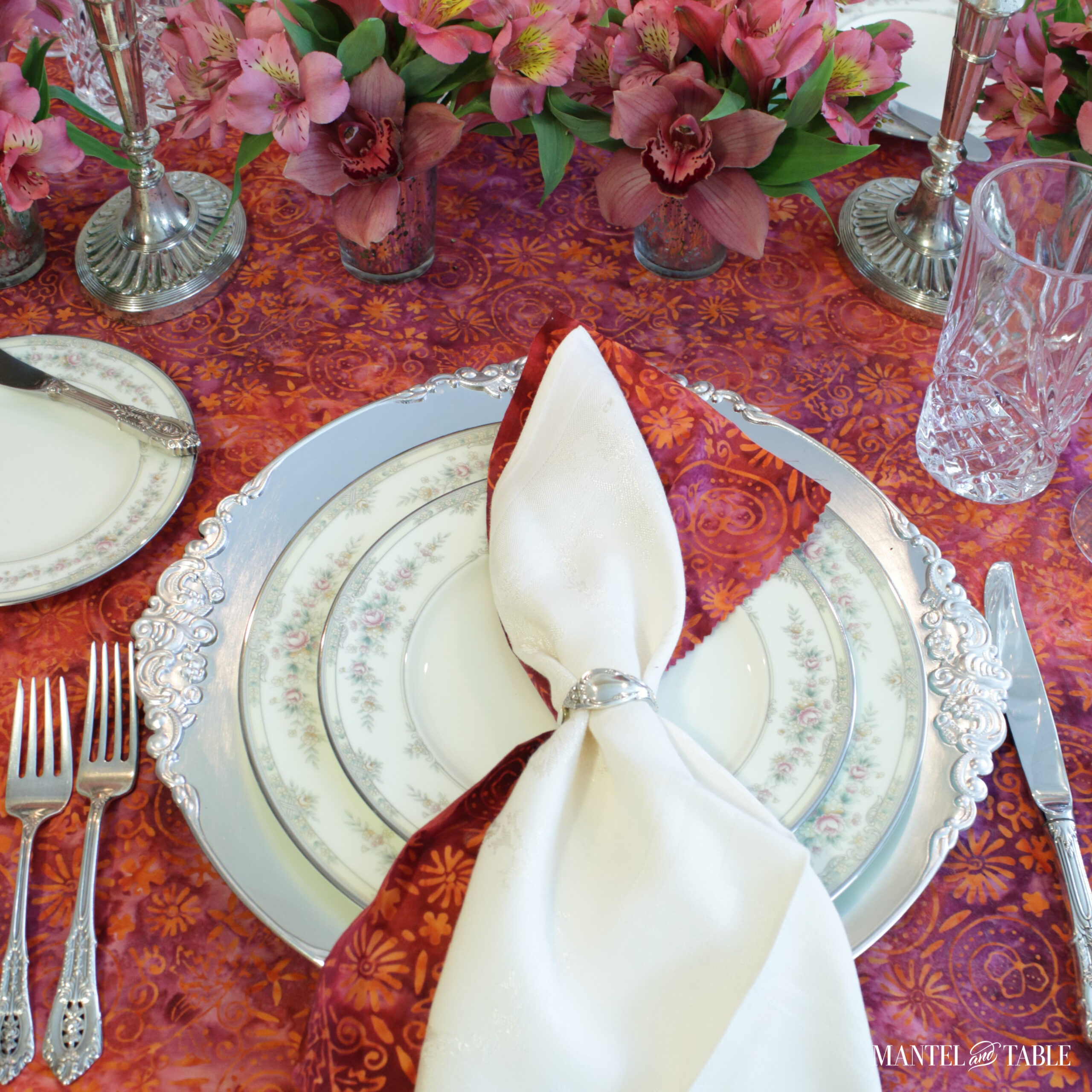 Two Different Styles of a Luxurious Bright Tablescape for Easter