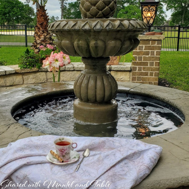 The Traveling Teacup Finds Herself in a Beautiful Texas Garden