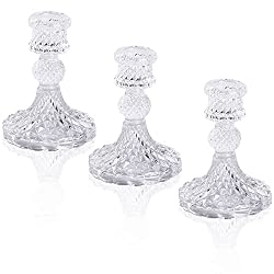Crystal candle holders