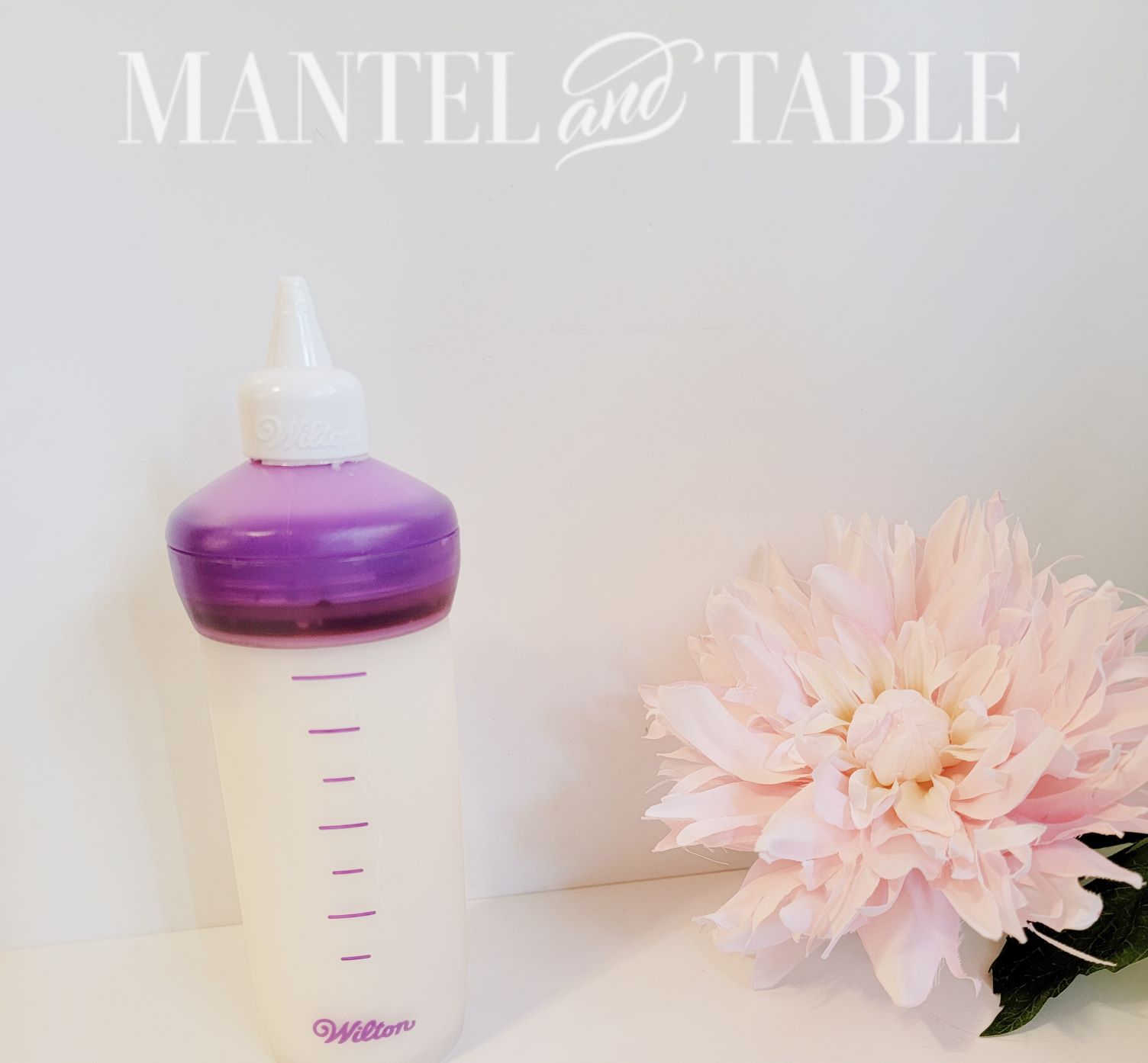 Wilton squeeze bottle for melted chocolate