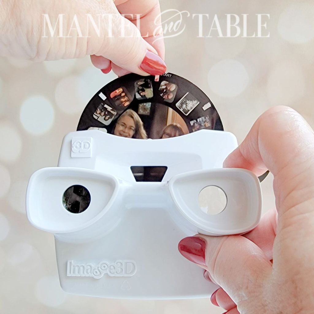 Putting the reel in a RetroViewer closeup