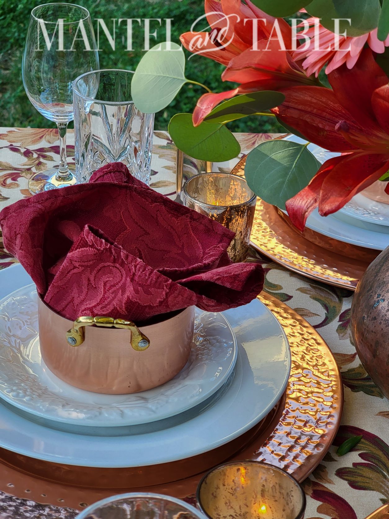 Beautiful fall table