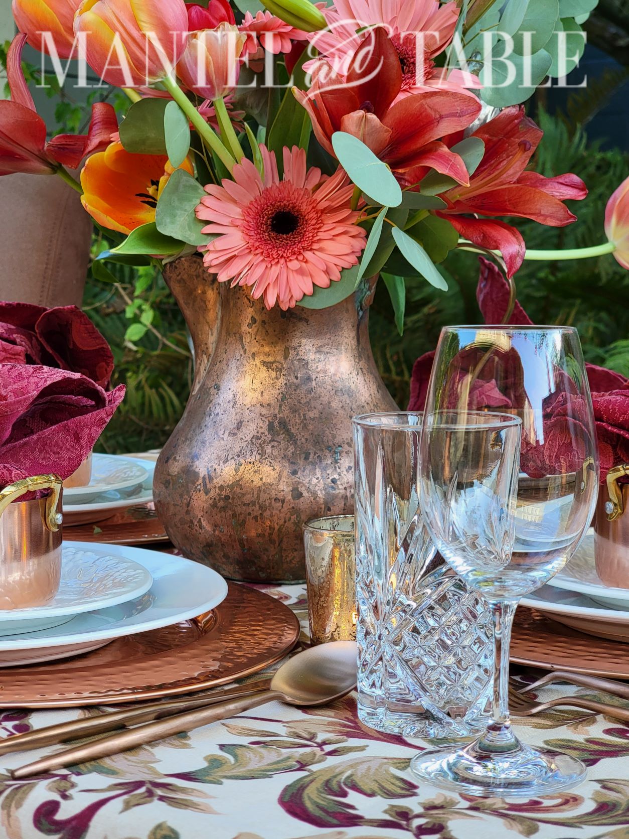 Beautiful fall table