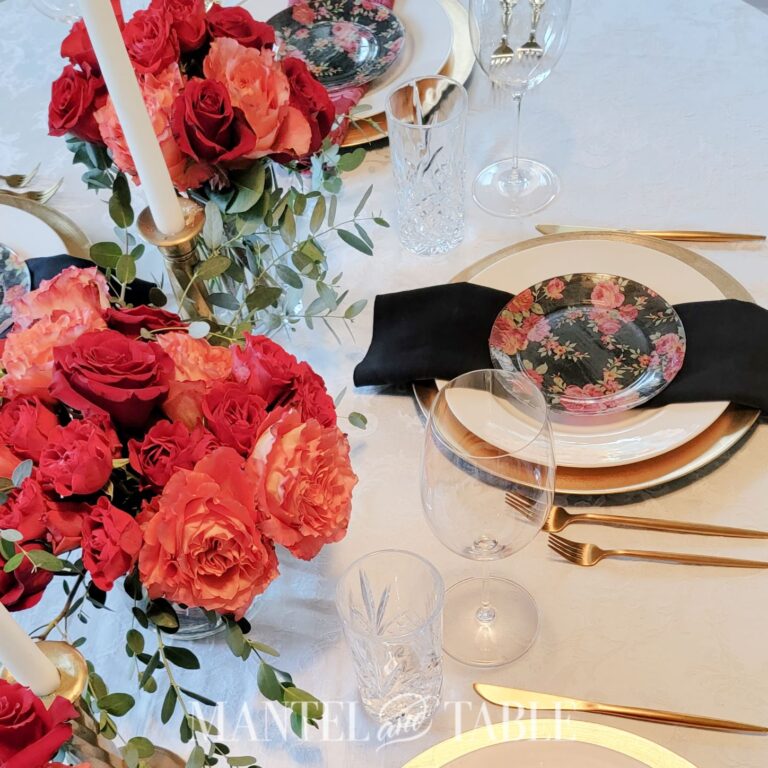 A ridiculously easy and beautiful tablescape