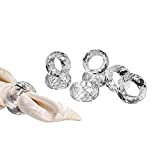 Cut crystal napkin rings - last minute buys