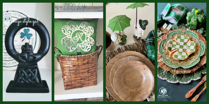 Pot of gold tablescape in the Lucky Charms blog hop - last 4 photos