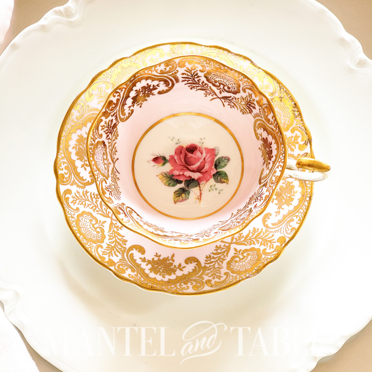 Organize a tea party - teacup 1 top view