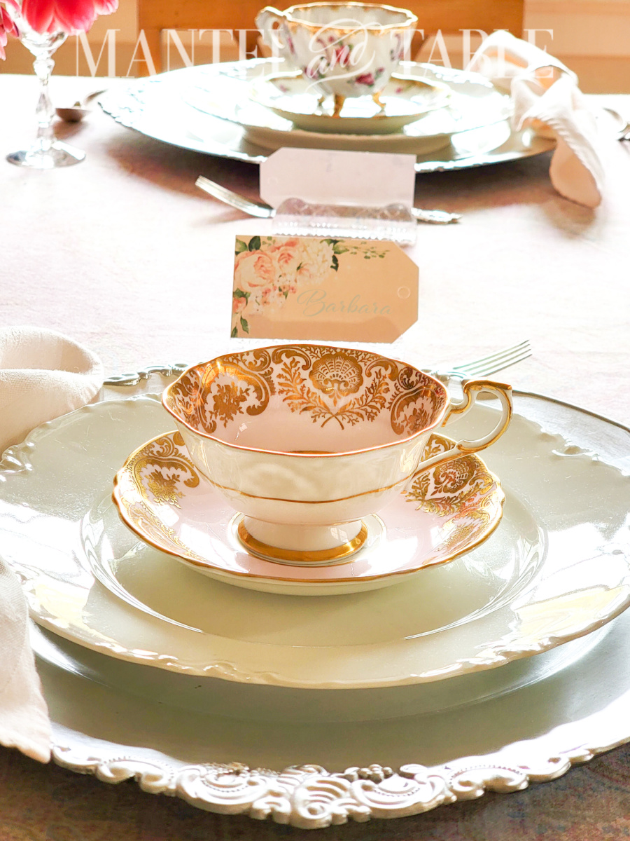 Organize a tea party - teacup 1 side view