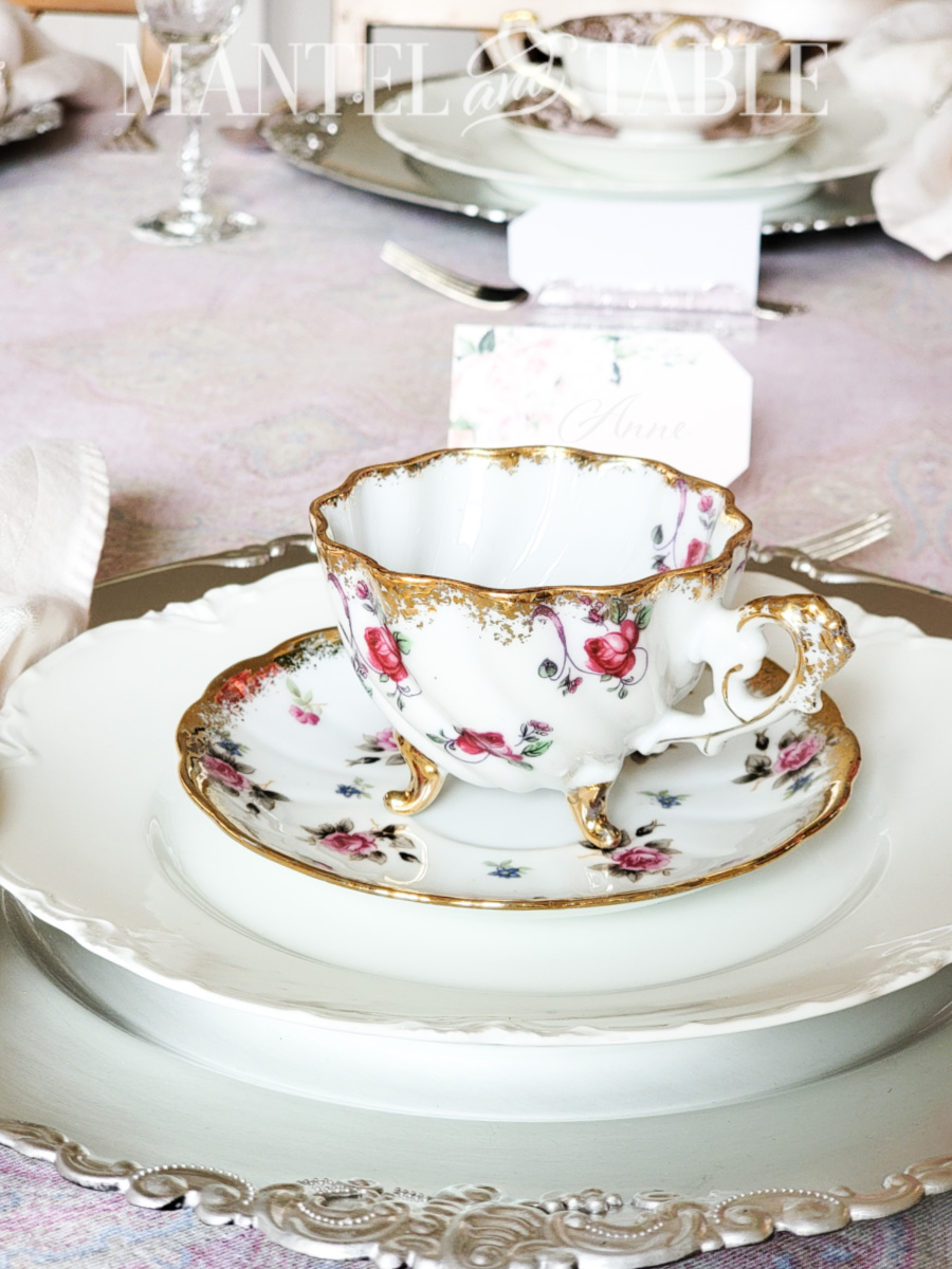 Organize a tea party - teacup 5 side view