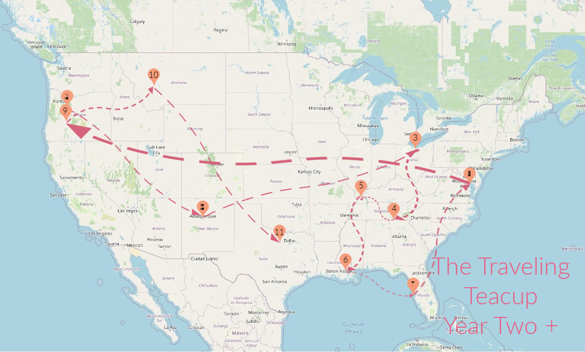 Tea and Friendship map