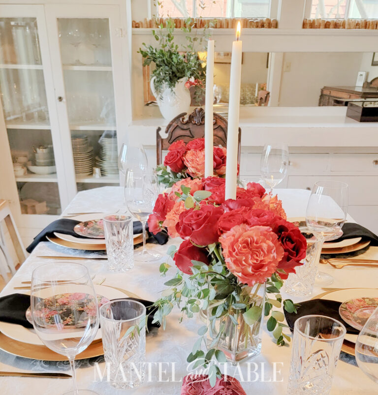 One easy way to jazz up your casual elegant centerpiece