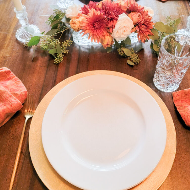 Fall Gold Tablescape – a Beautiful Luncheon for Fabulous Friends