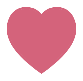 dark pink heart graphic