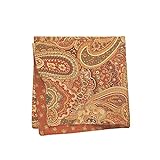 Orange paisley napkin