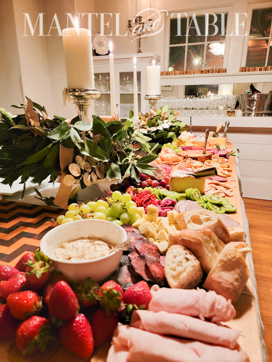 Grazing table full side view