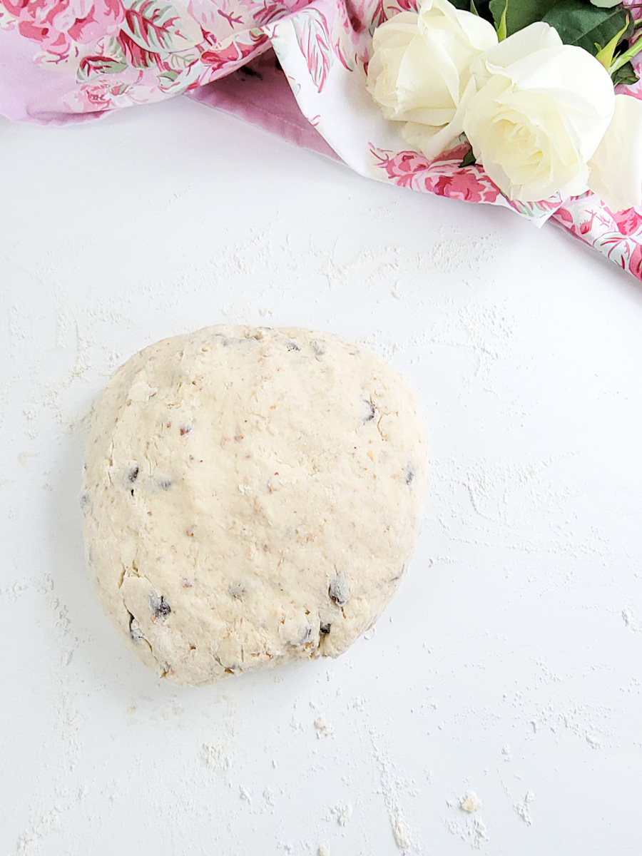 Smooth ball of dough after kneading