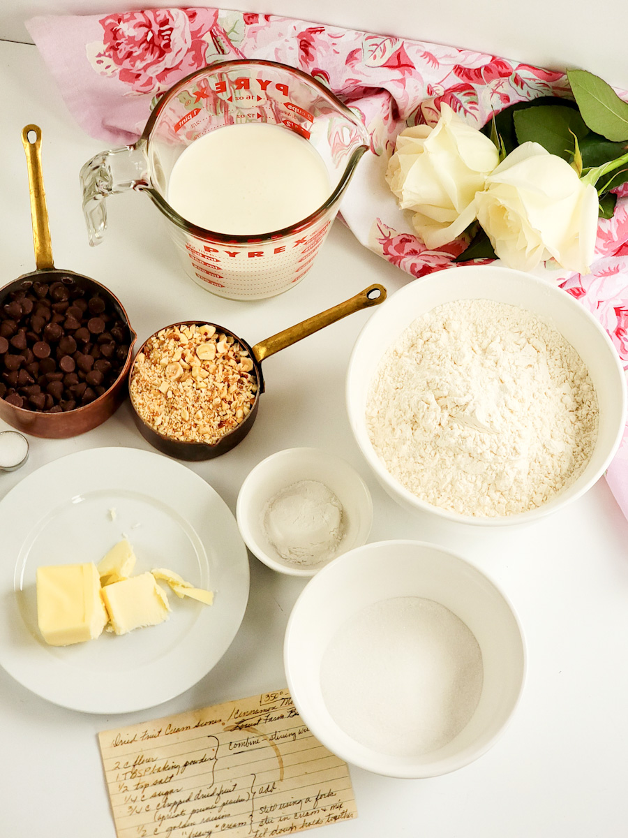 Ingredients for Cream Scones