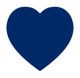 dark blue heart graphic