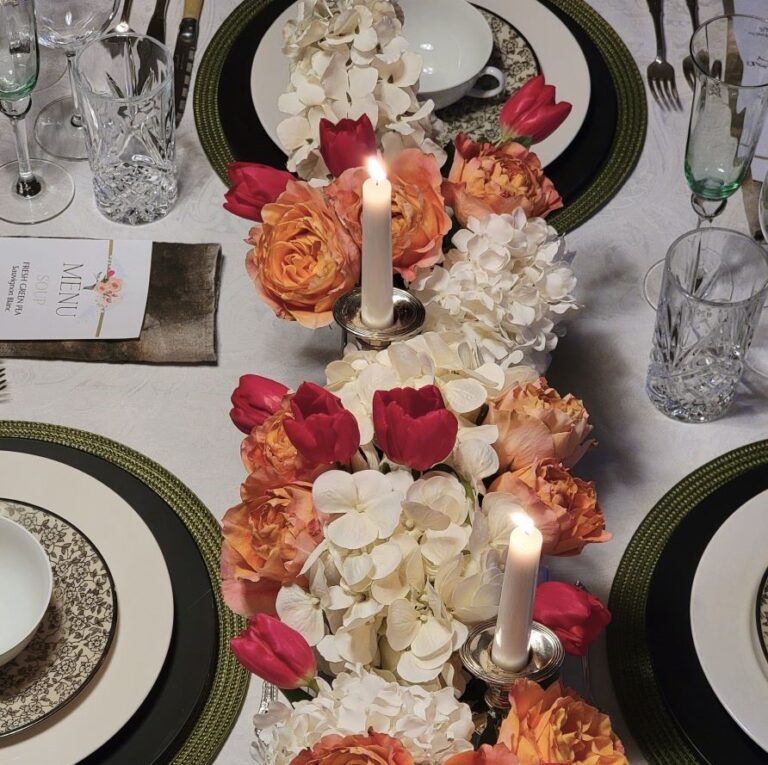 A Pretty Spring Tablescape That Turned Out Beautiful Almost by Mistake