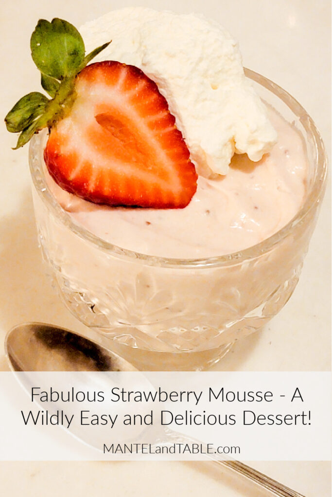 Strawberry Mousse Pinterest Banner