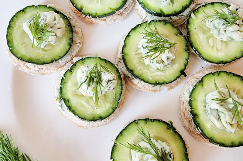 Easy Cucumber Sandwiches with Dill to Make Your Tea Party Delicious