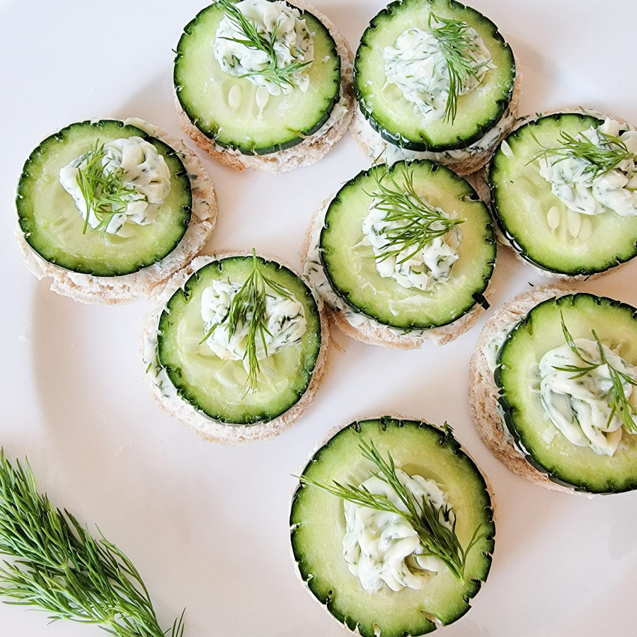 Easy Cucumber Sandwiches with Dill To Make Your Tea Party Delicious