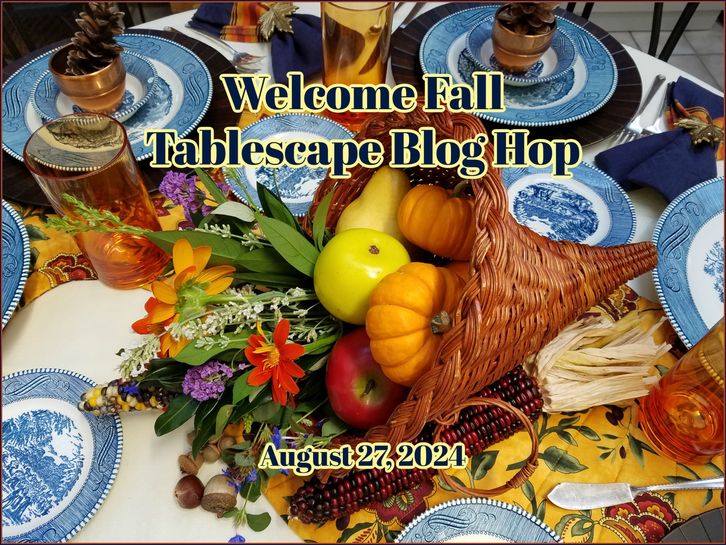 Welcome Fall Tablescape Banner