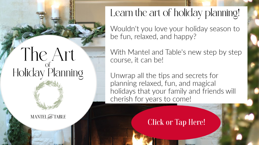 The Art of Holiday Planning banner